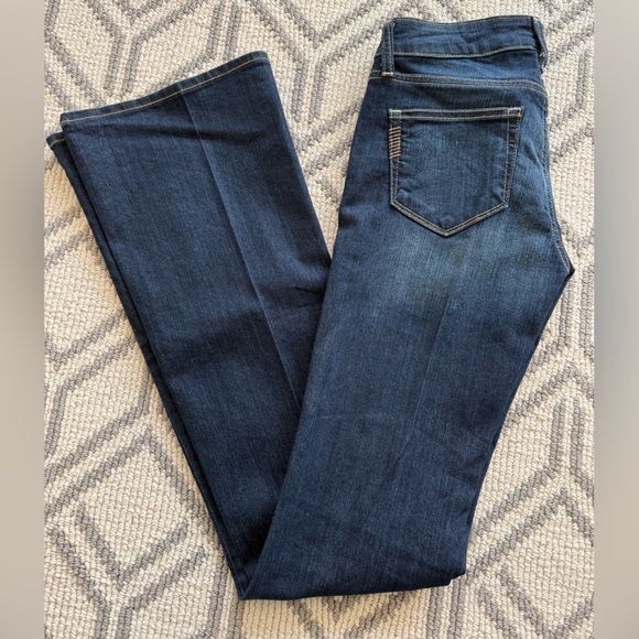 PAIGE Canyon Boot Dark Blue Flare Jeans - Picture 10 of 10